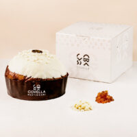 Panettone agli agrumi e cioccolato bianco