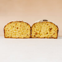 Panettone agli agrumi e cioccolato bianco Covella Pasticceri